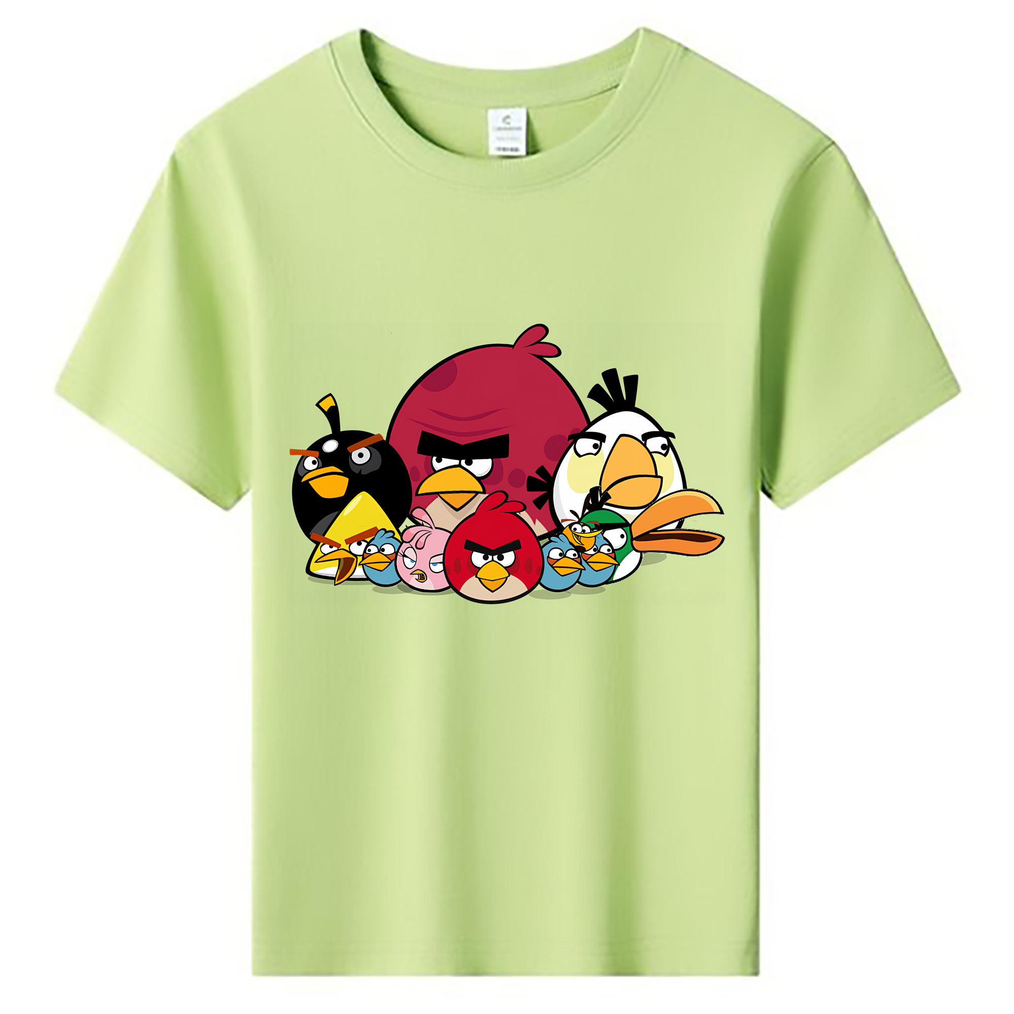 （画像用） Angry Birds アングリーバード 綿100％キッズTシャツ（フロントプリント）